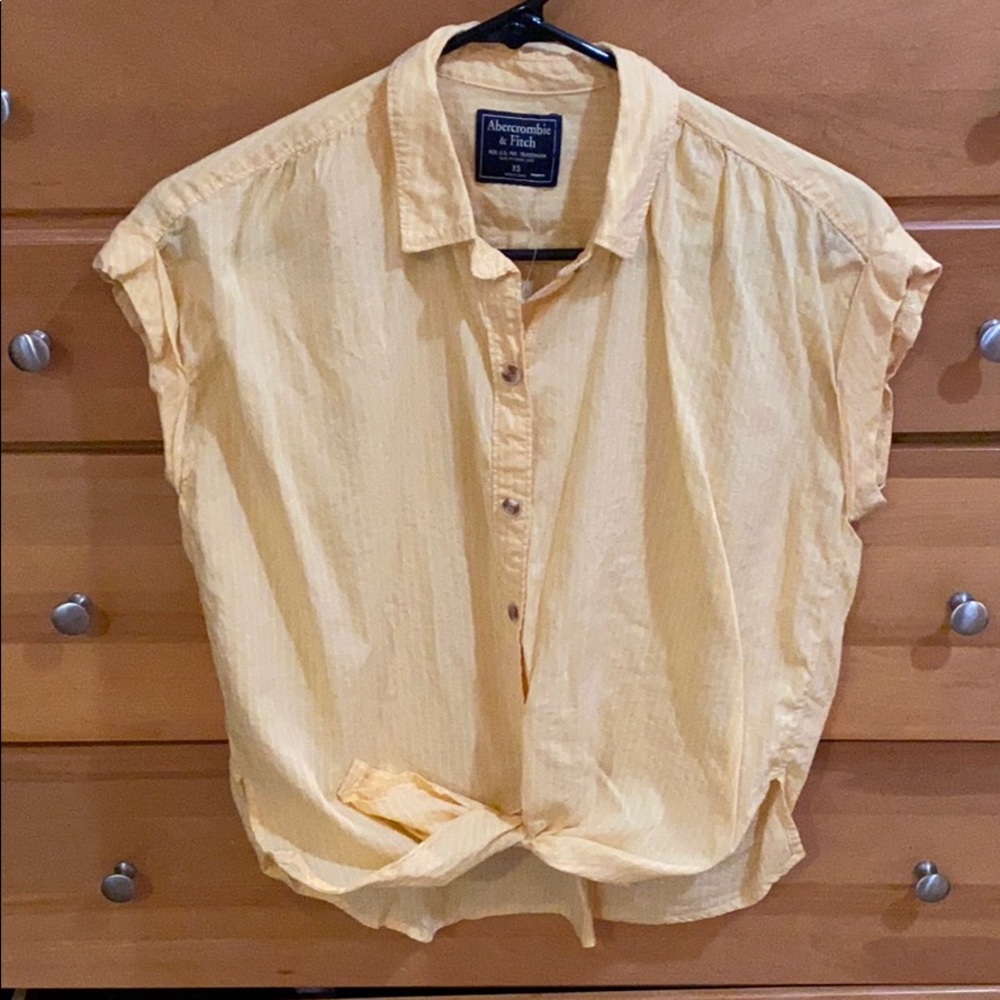 Yellow Abercrombie blouse